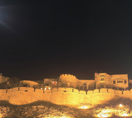 Night View Of Jaisalmer