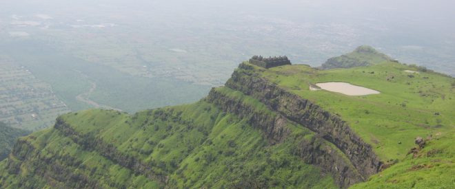 Trek route of The Pavagadh Hill